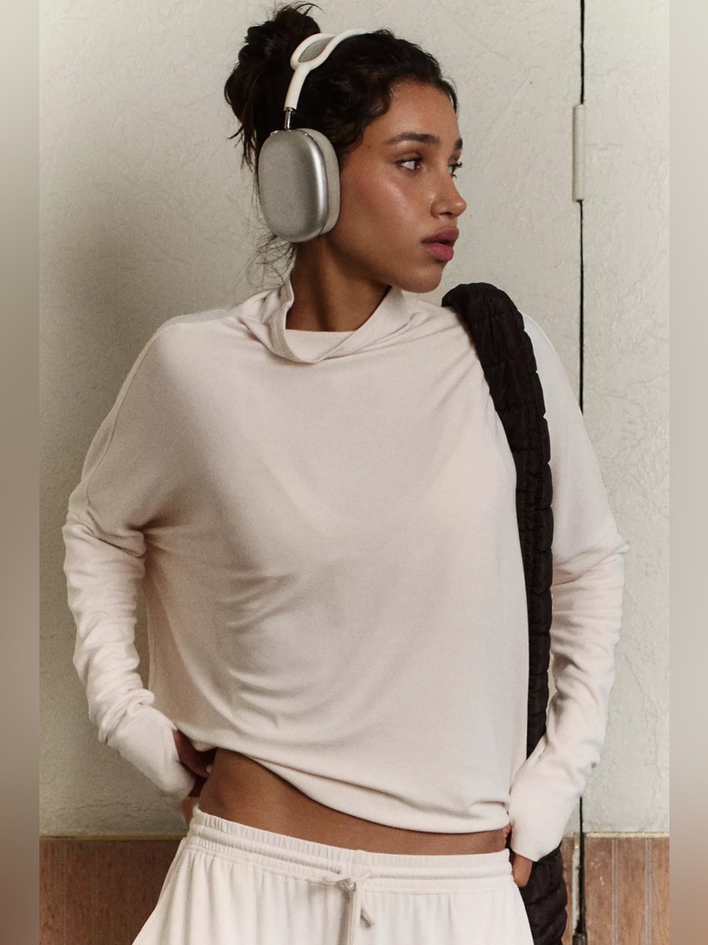 NWT! FP Free People Movement Flow Tencel Wool Layer Sz Medium & Large